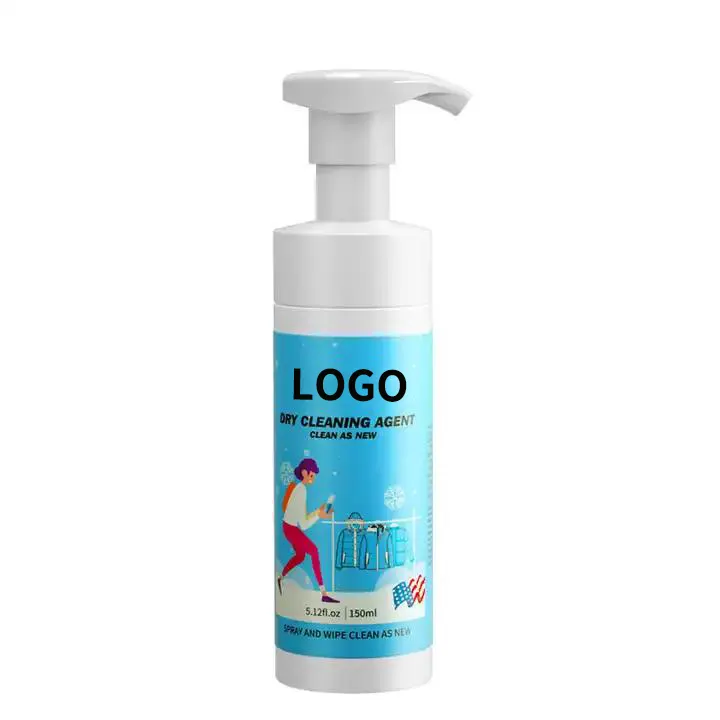 Detergente de espuma líquida ecológico popular, productos químicos domésticos para limpieza de ropa y agente de limpieza en seco