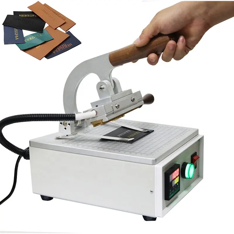 Mini-Heiß stempel maschine Press drucker für Leder papier Kunden spezifische bedruckbare Flächen präge maschine