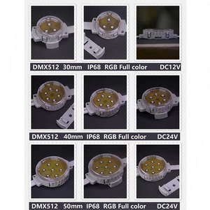 3/6 adet SMD5050 DMX veya IIC kontrol RGB LED modülü piksel kontrol RGB DMX LED nokta kaynağı modülü - Product Image 4
