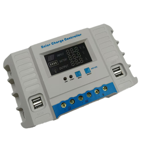 Контроллер солнечного заряда 60A PWM 10A 20A 30A 40A 50A 12v/24v 4USB выход 5V/2A выключенный контроллер солнечного зарядного устройства - Product Image 5