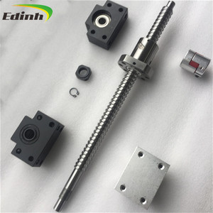 Yüksek hassasiyetli SFU vidalı Screw SFU1605 SFU1605 1610 Cnc makinesi 2010 C5 C7 vidalı 10mm Ballscrew SFUR SFK için - Product Image 5