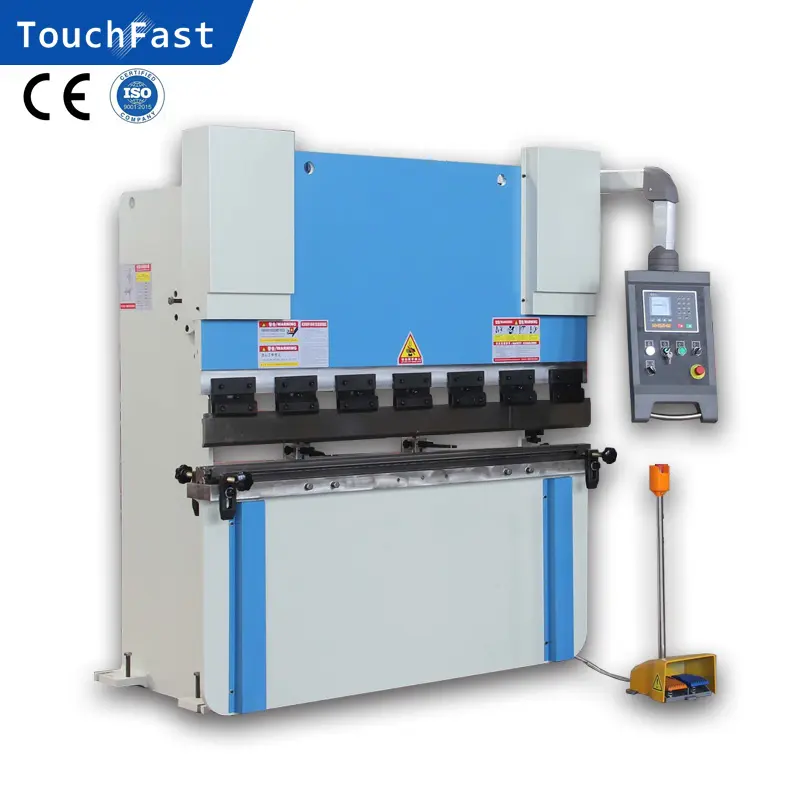 Touchfast mini Máquinas 6mm auto Placa De Metal dobra máquina poder NC Press Brake 85ton Folha De Aço Dobrável