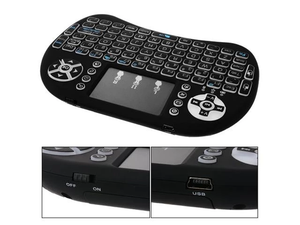Retroiluminación de fábrica 2,4 GHz i8 Mini teclado de computadora inalámbrico Gaming Touchpad para Android TV Box Mini PC - Product Image 6