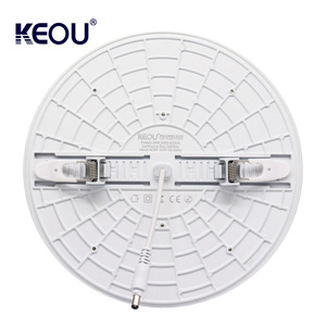 KEOU Patent 9W Frameless <strong>LED</strong> Panel Light Adjustable with Three Colors in One ROHS &amp; SAA Certified for Home Office Application - Product Image 5