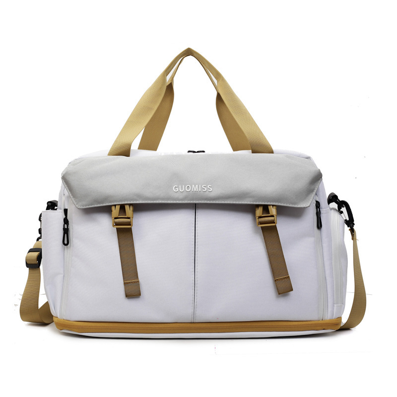 White with yellow