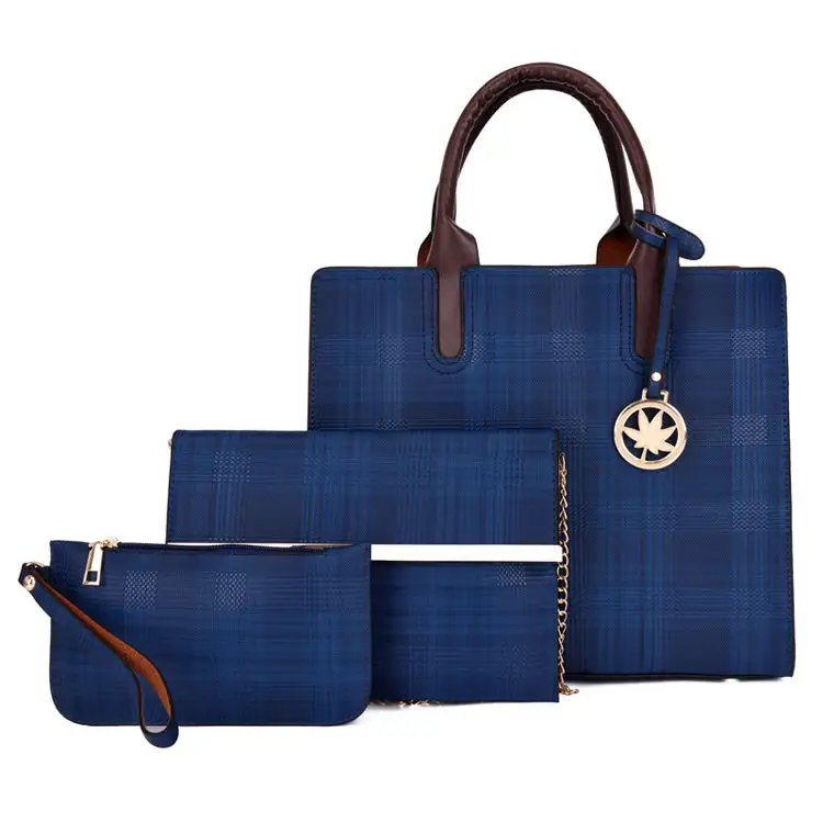 3 PCS High Quality Soft Leather Ladies Bag Set Luxury Brand Female Shoulder Sac a main pour femme Big Casual Handbag Set