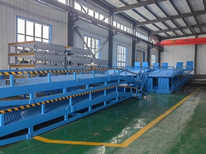 12 Tonnen mobile hydraulische Lade-und Entlade hilfs ausrüstung Gabelstapler-Entlade plattform - Product Image 2