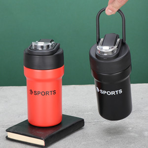 Flip up Straw Lid and Spout飲料断熱カスタムドリンクボトル<span class=keywords><strong>2</strong></span>層ホットドリンクとコールドドリンクコーヒーカップふたとストロー付き