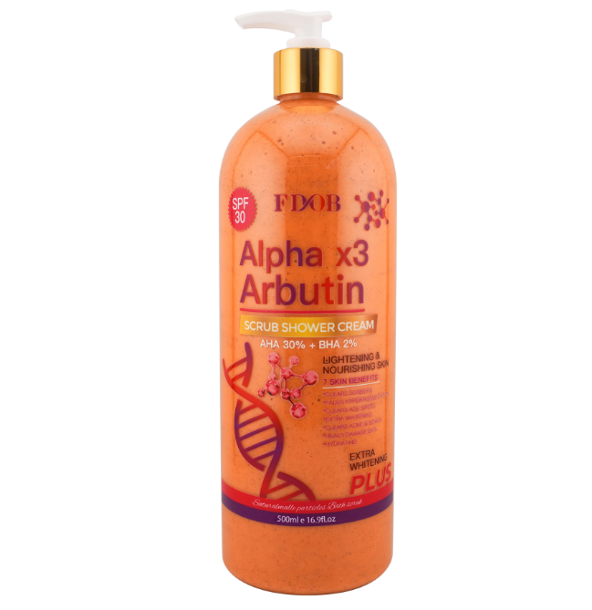 Scrub all'arbutina Alpha x3