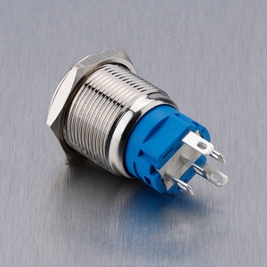 Welfnobl สวิตช์ไฟปุ่มกดสแตนเลส12V 24โวลต์ LED สวิตช์ไฟกันน้ำ - Product Image 4