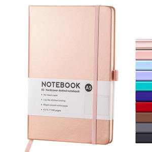 Wholesale Custom A6 A5 Journal <strong>with</strong> <strong>Elastic</strong> Strap Diary <strong>Notebook</strong> <strong>Printed</strong> Brand Logo Notepad Note Book PU Leather <strong>Notebook</strong> - Product Image 6