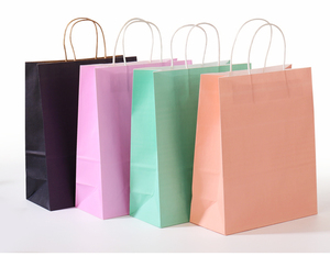 Bolsa de papel Kraft artesanal ecológica a precio de fábrica para comida rápida para llevar para envasar pasteles de Pizza comida para mascotas - Product Image 5