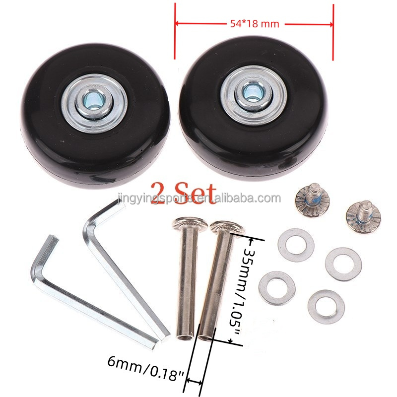 Black Pu-55/54*18mm-2 Kits-180g