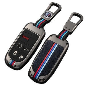 Çinko alaşım araba anahtarı durum kapak kabuk için Jeep komutanı Grand WK2 KL BU MP Dodge Chrysler 200 300C koruma aksesuarları - Product Image 1