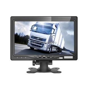 Truck Bus MDVR Headrest Car <strong>Monitor</strong> 1024x600p Resolution TFT LCD RGB <strong>Backup</strong> Camera AHD/CVBS Support 4 Pin Aviation Connector - Product Image 4