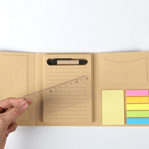 Juego de notas adhesivas de papel Kraft, juego de bloc de notas multifuncional, LOGOTIPO impreso, oficina creativo de notas de Bloc, fábrica - Product Image 6