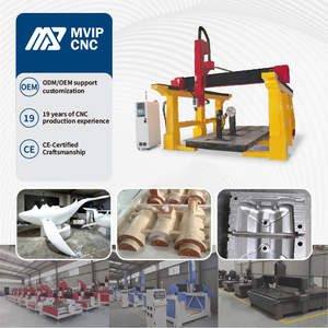 5-осевой CNC EPS маршрутизатор с поворотной осью, 2000 мм X 3000 мм, подходит для 3D-гравировки и резки пены, Прямая продажа с завода - Product Image 1