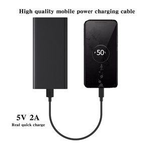 Cantell สาย Usb ขนาดเล็กยาว0.2ม.,สายไฟธนาคารพลังงานสั้น20ซม. V8 Usb สายชาร์จเร็วสำหรับแอนดรอยด์