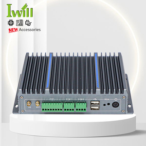 組み込みファンレス頑丈なpcRK3588 CPU Android 9V-15Vワイド電圧WiFi6 BT 5.0 2イーサネットポートミニpc Linux用 - Product Image 1