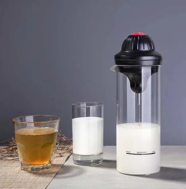 מלא-מפואר אוטומטי ביתי מיקסר כוס חשמלי Dalgona קפה מיקסר חלב קצף סיר מקציף