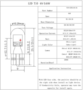 T10 LED Cob çip ile iç ampul 6V 12V 24V Fusion LED okuma kubbe ışık 168 194 T10 LED Fusion ve Transit modelleri için - Product Image 5