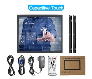 Barato 17 pulgadas impermeable Industrial ordenador Panel PC pantalla táctil Sistema Operativo Android Monitor LCD en Stock