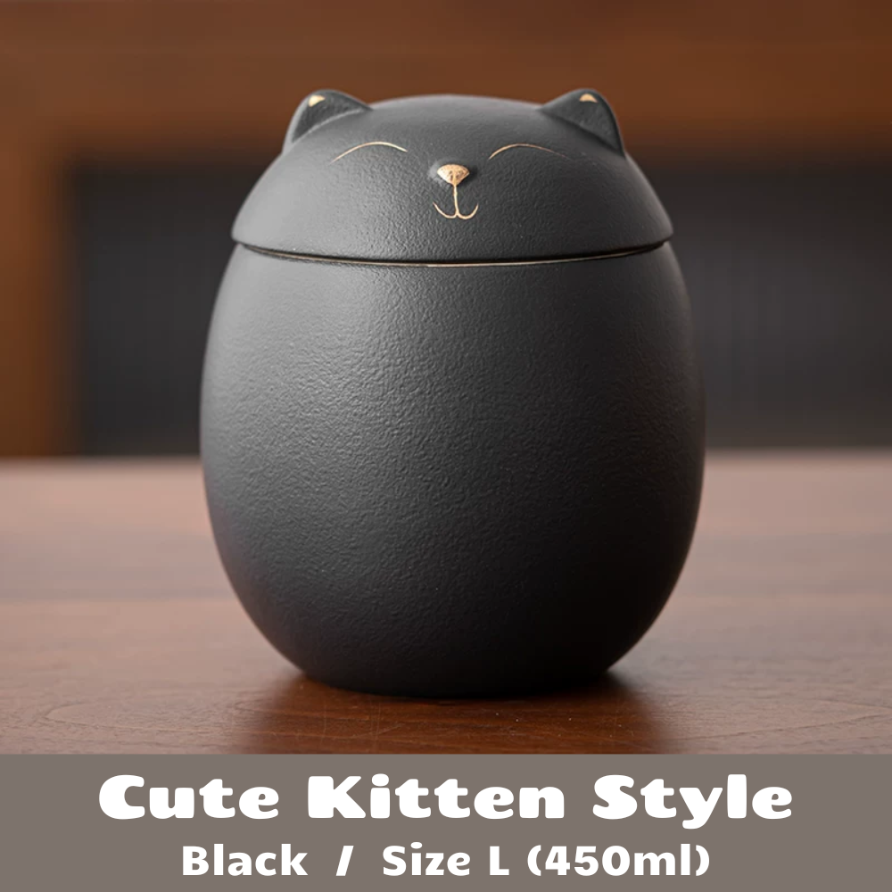 Taglia L / Stile gattino / Nero