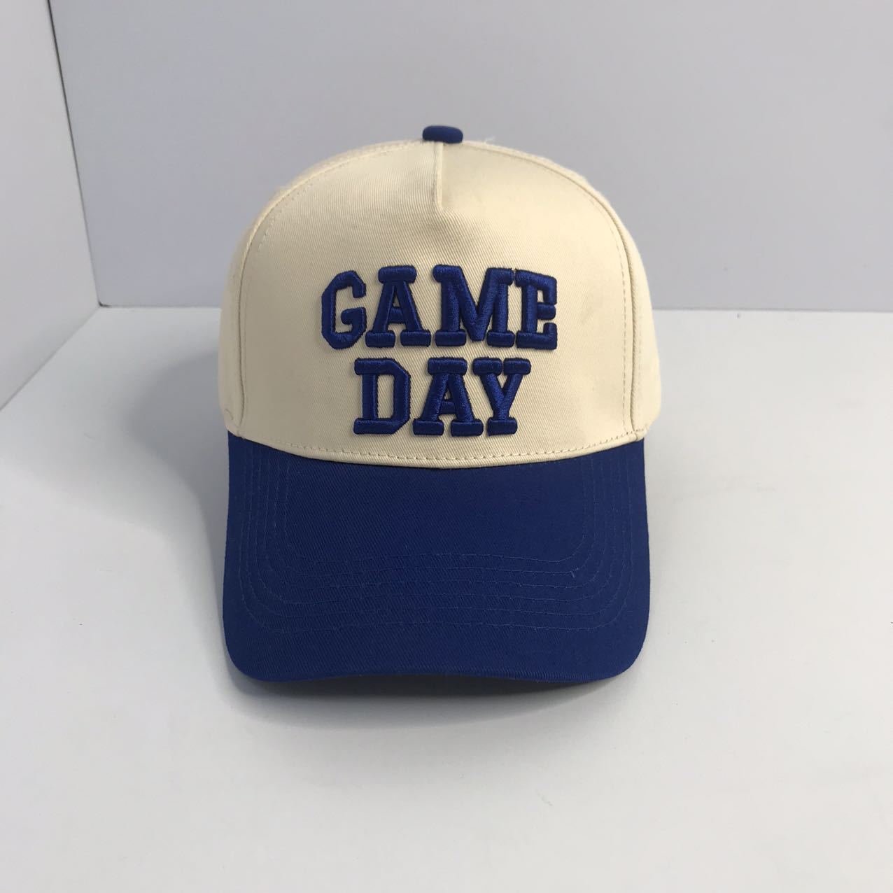 Sapphire Blue + Beige