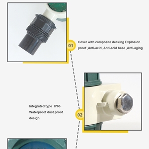 Macsensor a lungo raggio Non a contatto Rs232 Rs485 4 20ma analogico a prova di esplosione ad ultrasuoni livello sonoro sensore di carburante - Product Image 4