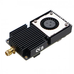 AKK Alpha 8 VTX 8W akıllı FPV Video verici 4.9Ghz 5.8GHz 80CH 10W güç FPV RC Drones için değiştirilebilir - Product Image 2