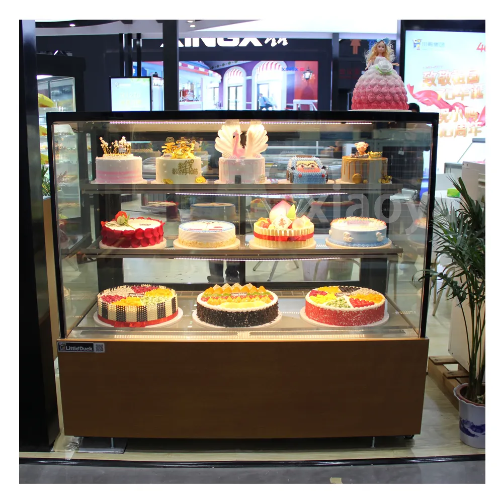 Super Market frigo Display per torta vetrina frigorifero Display usato refrigeratore torta vetrina refrigerazione
