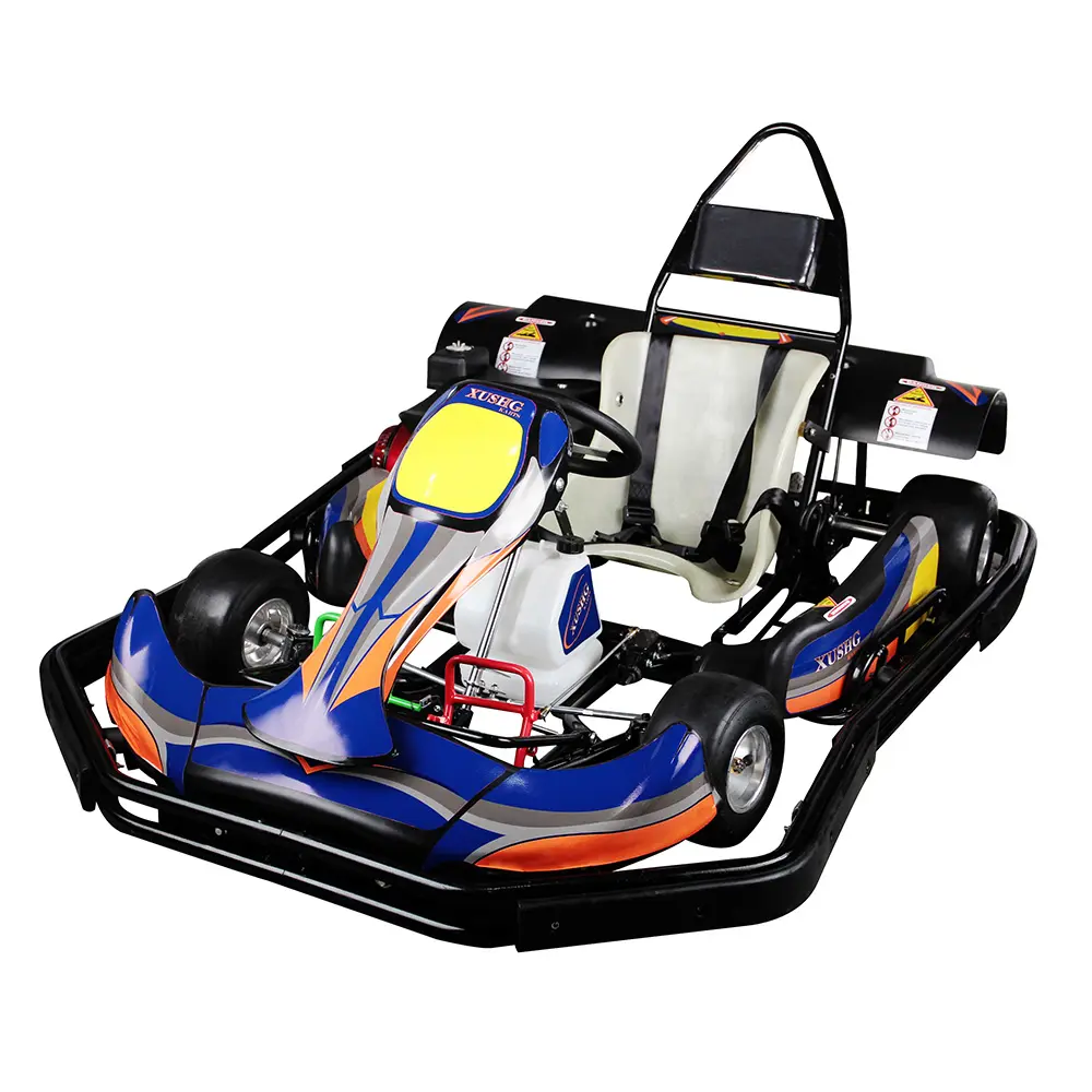 Go Kart para adultos, asiento individual de cuatro tiempos, versión de gasolina, marco de kart, oferta especial