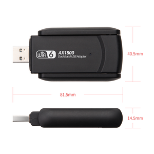 Toptan Wifi6 ax1800 usb 3.0 wifi adaptörü MT7921AU kablosuz ağ kartı 1800Mbps USB wifi program kilidi Ax1800 Usb Wifi adaptörü - Product Image 4