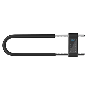 Codice Pin per impronte digitali lucchetto per serratura negozio serratura per porta in vetro chiavistello a forma di U