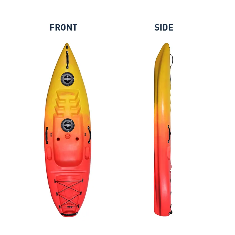 Kayak de pesca pequeño, canoa Flash de 2,6 m, barco de juego con color Pantone, en venta