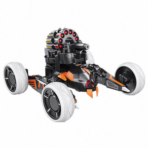 หุ่นยนต์สำหรับต่อสู้รถบังคับวิทยุพร้อมการควบคุมการยิงสี่ล้อรถม้า RC ของเล่นหุ่นยนต์ต่อสู้ - Product Image 4