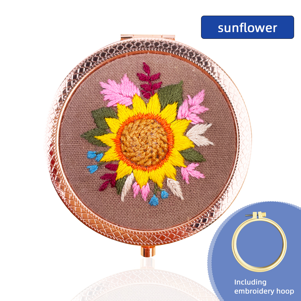 Sunflower including hoop