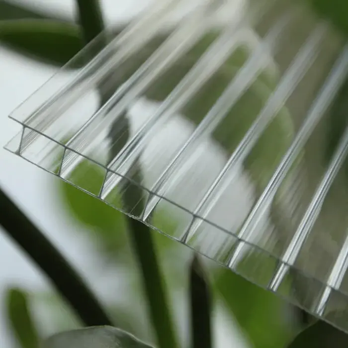 Plaque de toit en polycarbonate support transparent panneaux de serre en polycarbonate