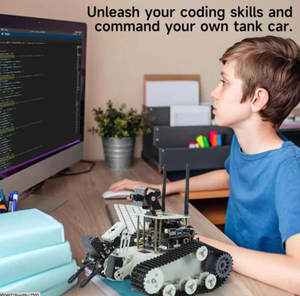 Jetson Nano B01 ahududu Pi 5 AI vizyon SLAM navigasyon Python programlama için 3DOF robotik kol ile Transbot SE ROS Robot tankı