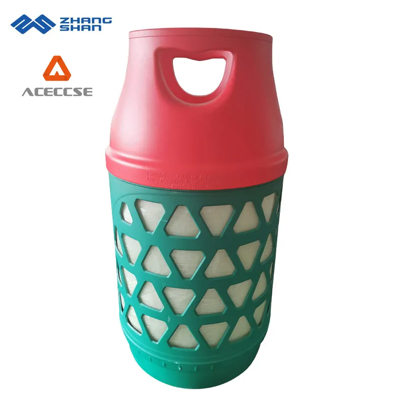 Zhangshan Safe Lightweight 11kg Lpg Cylinder Fiberglass Gas Cylinder Lpg Tank Plastic Composite Lpg Cylinder