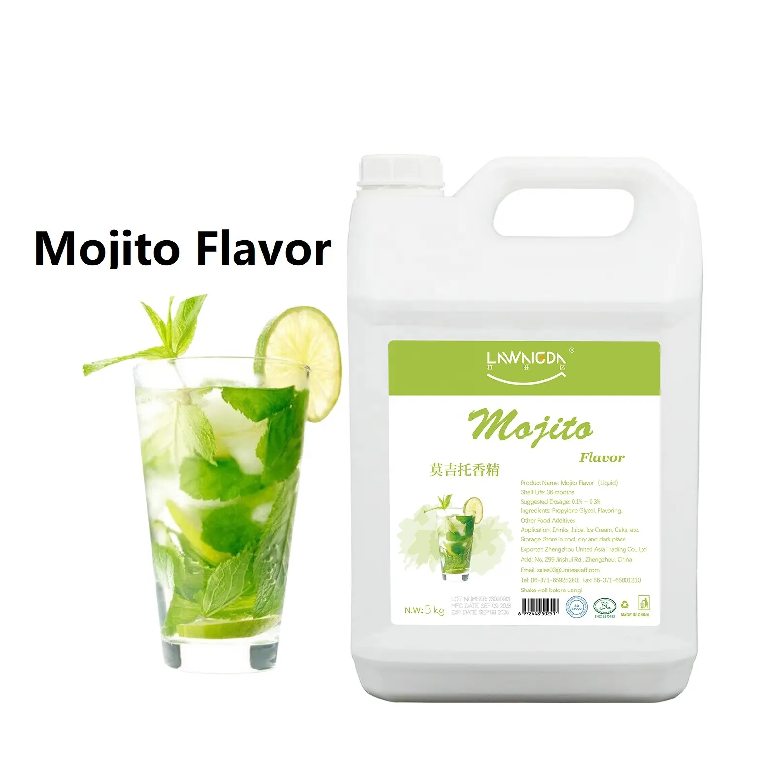 Halal Concentrado Mojito Sabor cóctel saborizante esencia