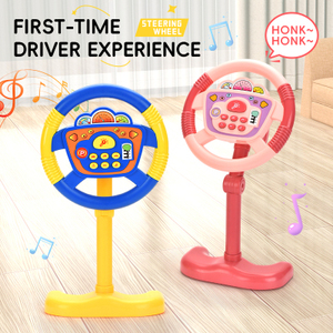 Kyk Children Steering Wheel <strong>Toy</strong> Vertical Seven Key Simulation <strong>Best</strong> Gift for Kid Early Educational <strong>Toy</strong> for Girl and Boy - Product Image 2