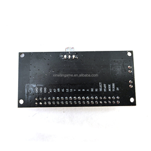 Two-Player 2.4G Wireless <strong>Arcade</strong> Stick <strong>Controller</strong> DIY PC Mame <strong>USB</strong> Board with Encoder Plate Push Buttons Coin Pusher Enclosure