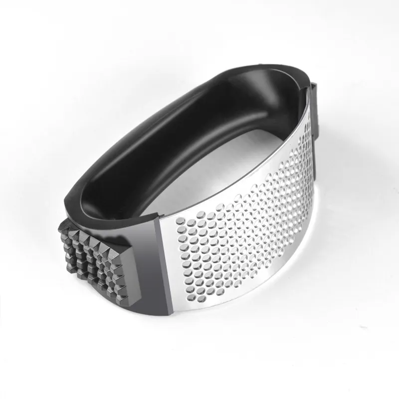 Gadget 2024 nuovo arrivo Smart utensili da cucina Design curvo in acciaio inox facile da arrotolare cucina pressa per aglio domestico