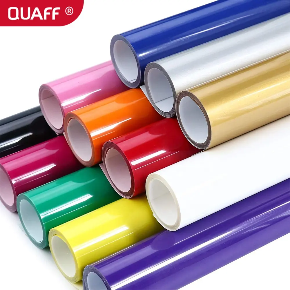 QUAFF wholesale PVC heat transfer vinyl made in Korea high quality for t shirt heat transfer custom logo