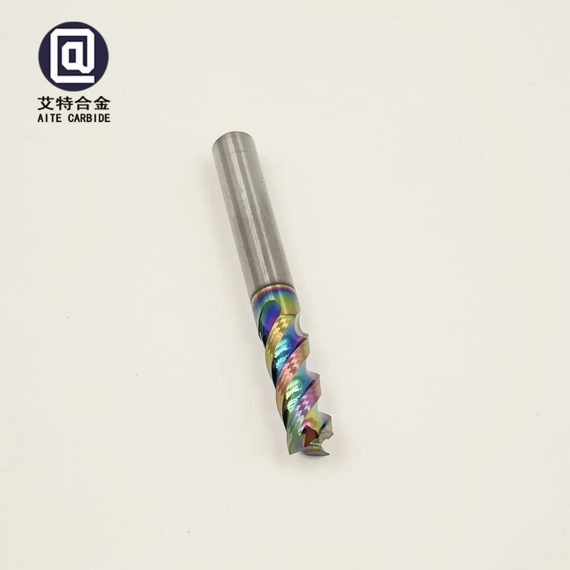 AT carbide end mill manufacturers direct copper and blue solid carbide end mill