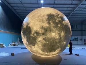 A Beautiful Inflatable <strong>Moon</strong>, with Models Hung or Displayed High up in the air - Product Image 4