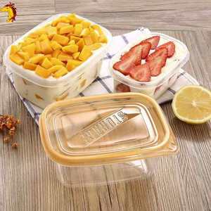 Contenitore di plastica eliminabile di stoccaggio dell'alimento di forma rettangolare di progettazione dell'oem 1000ml - Product Image 6