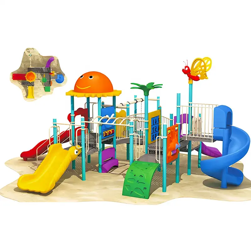 New Design Theme Outdoor Play Equipment Kids Play Ground Items Exercise Play Park Games TONGXIN
