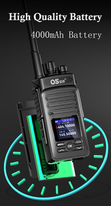 136-600Mhz Full Frequency UV8000 Walkie Talkie 10w PMR due vie Radio con cavo di programmazione e auricolare - Product Image 6
